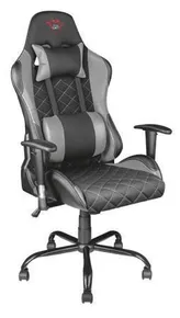 Křeslo "GXT 707G Resto", šedá, herní, koženka, TRUST